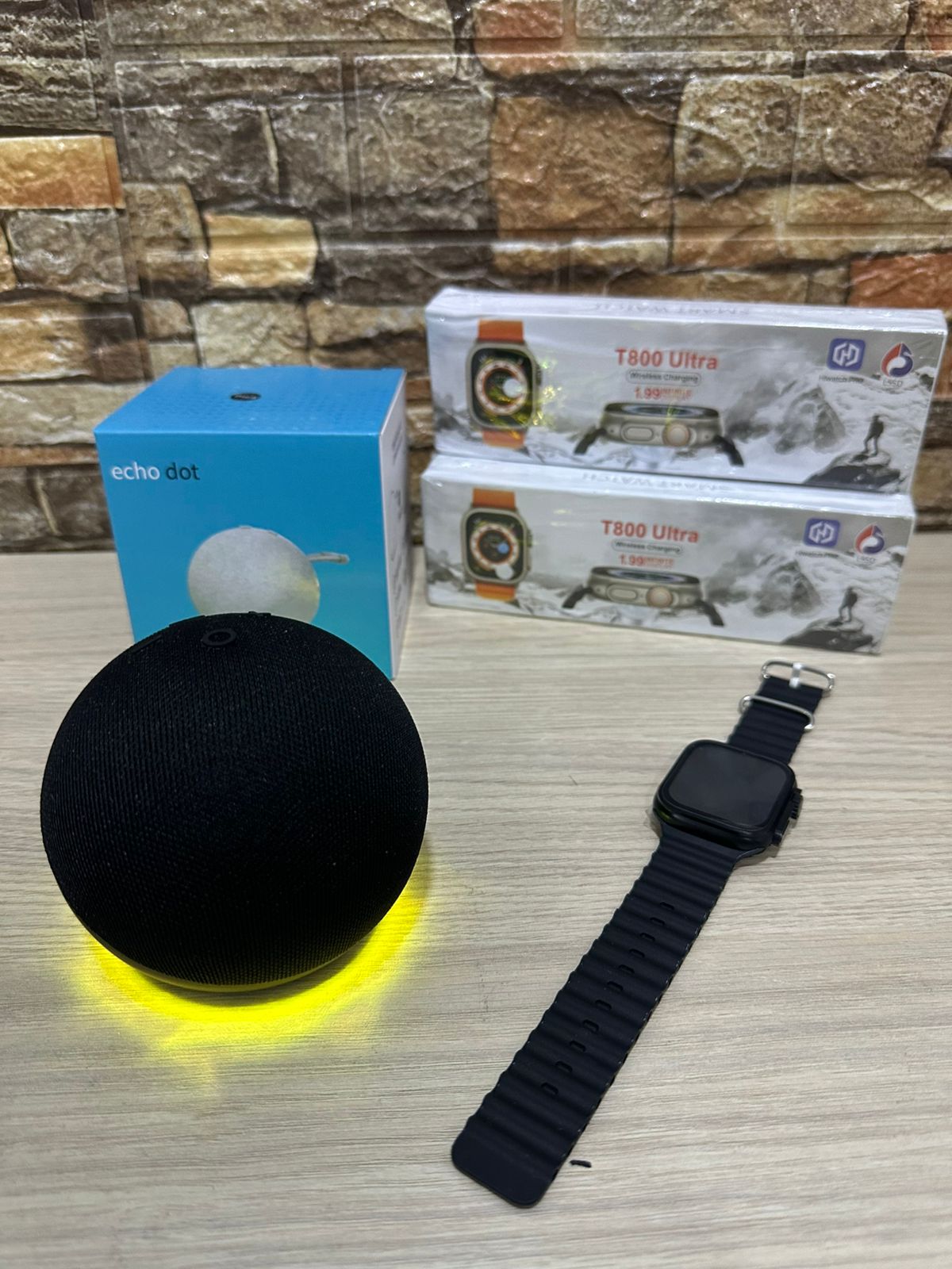 Parlante echo dot alexe + Reloj T800